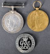 WWI FIRST WORLD WAR MEDAL PAIR - GLOUCESTER REGIMENT