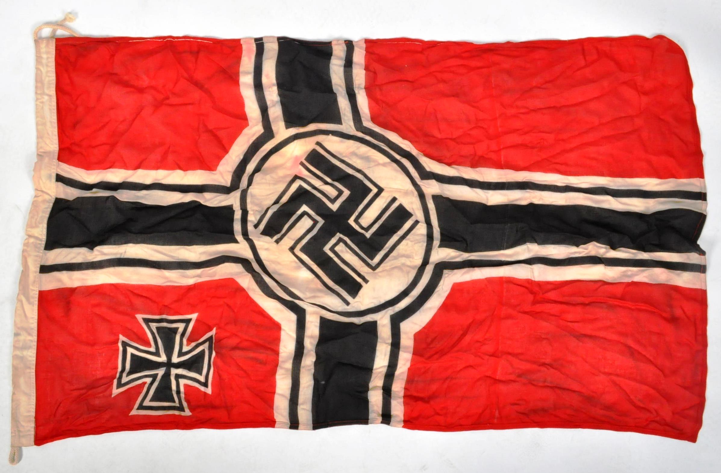 WWII SECOND WORLD WAR GERMAN THIRD REICH BATTLE FLAG - Image 5 of 5