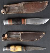 TWO WWII SECOND WORLD WAR PERIOD BRITISH COMMANDO DAGGERS