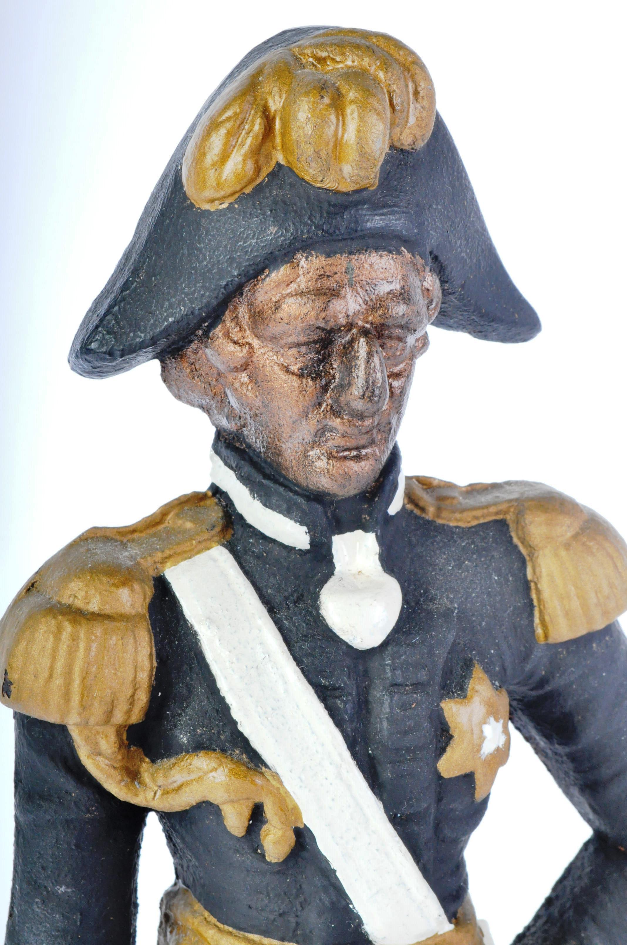 20TH CENTURY CAST IRON DOORSTOP IN THE FORM OF LORD WELLINGTON - Image 2 of 5