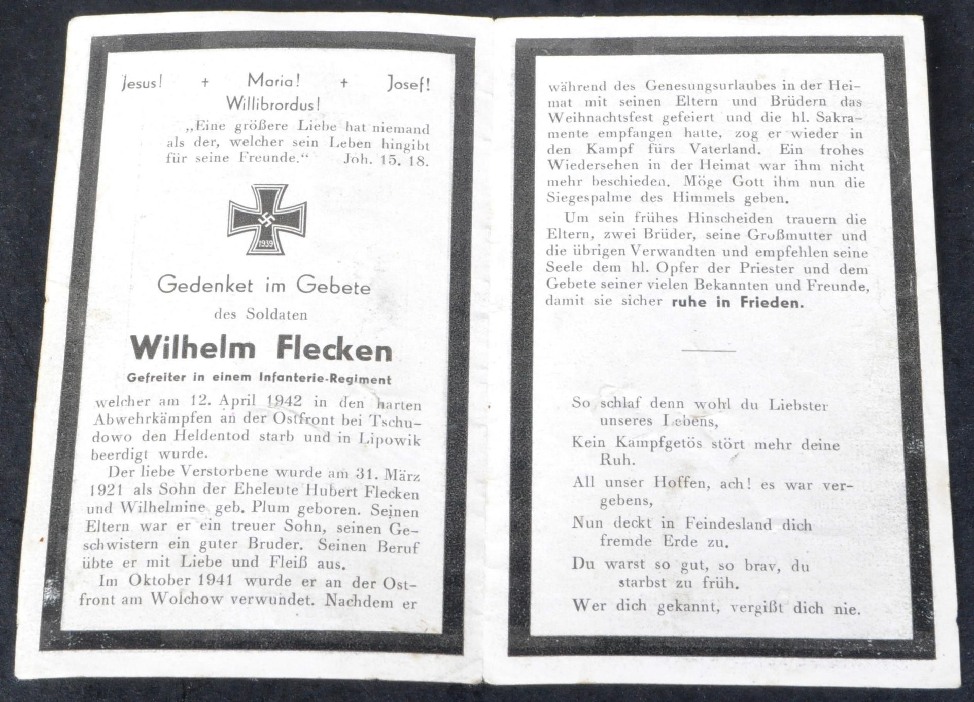 COLLECTION OF WWII GERMAN PROPAGANDA / BRING BACK ITEMS - Bild 12 aus 20