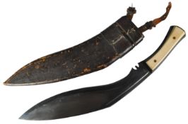 WWII SECOND WORLD WAR MK 3 OFFICER'S KUKRI HW45 KNIFE / DAGGER