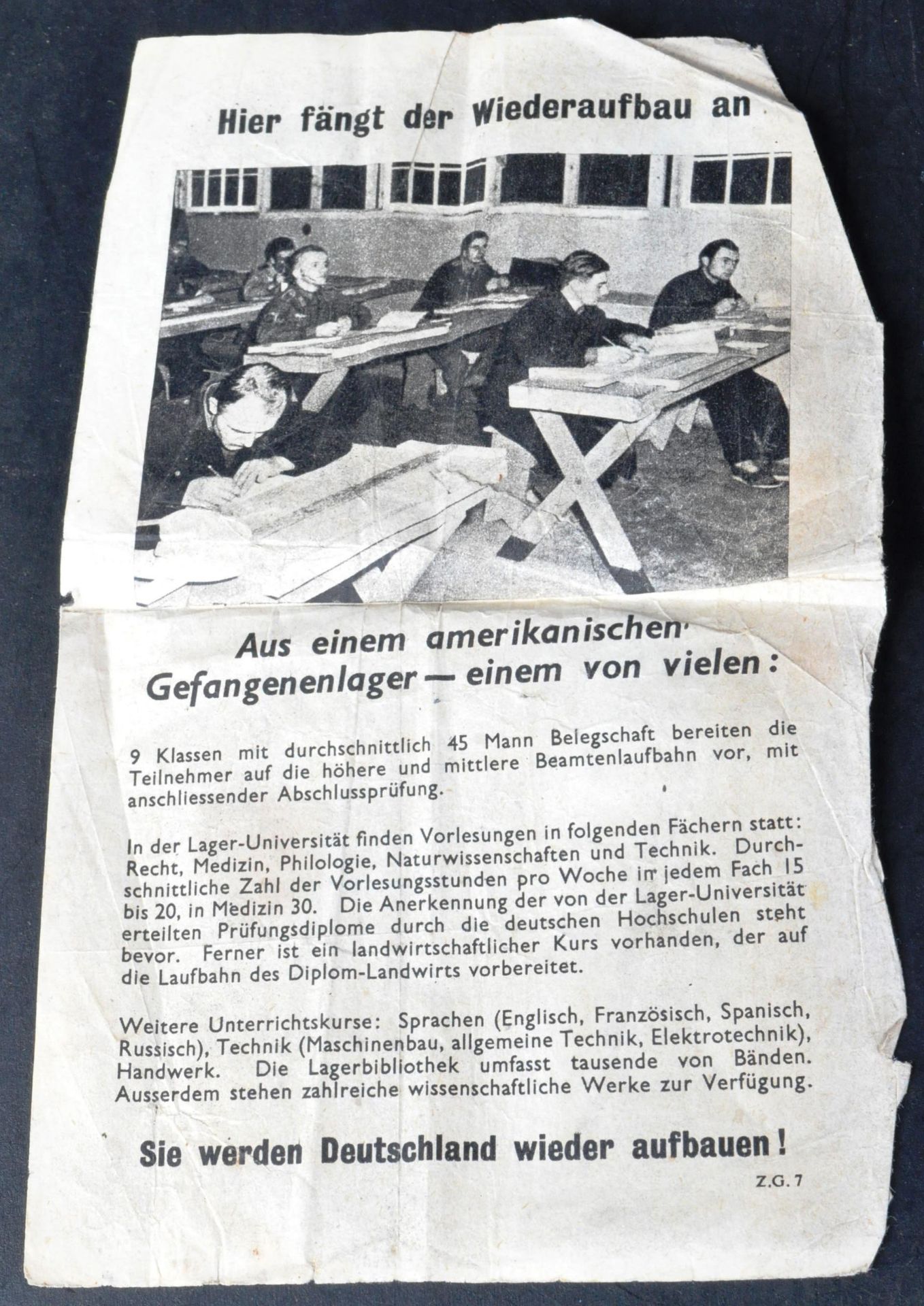 COLLECTION OF WWII GERMAN PROPAGANDA / BRING BACK ITEMS - Bild 20 aus 20