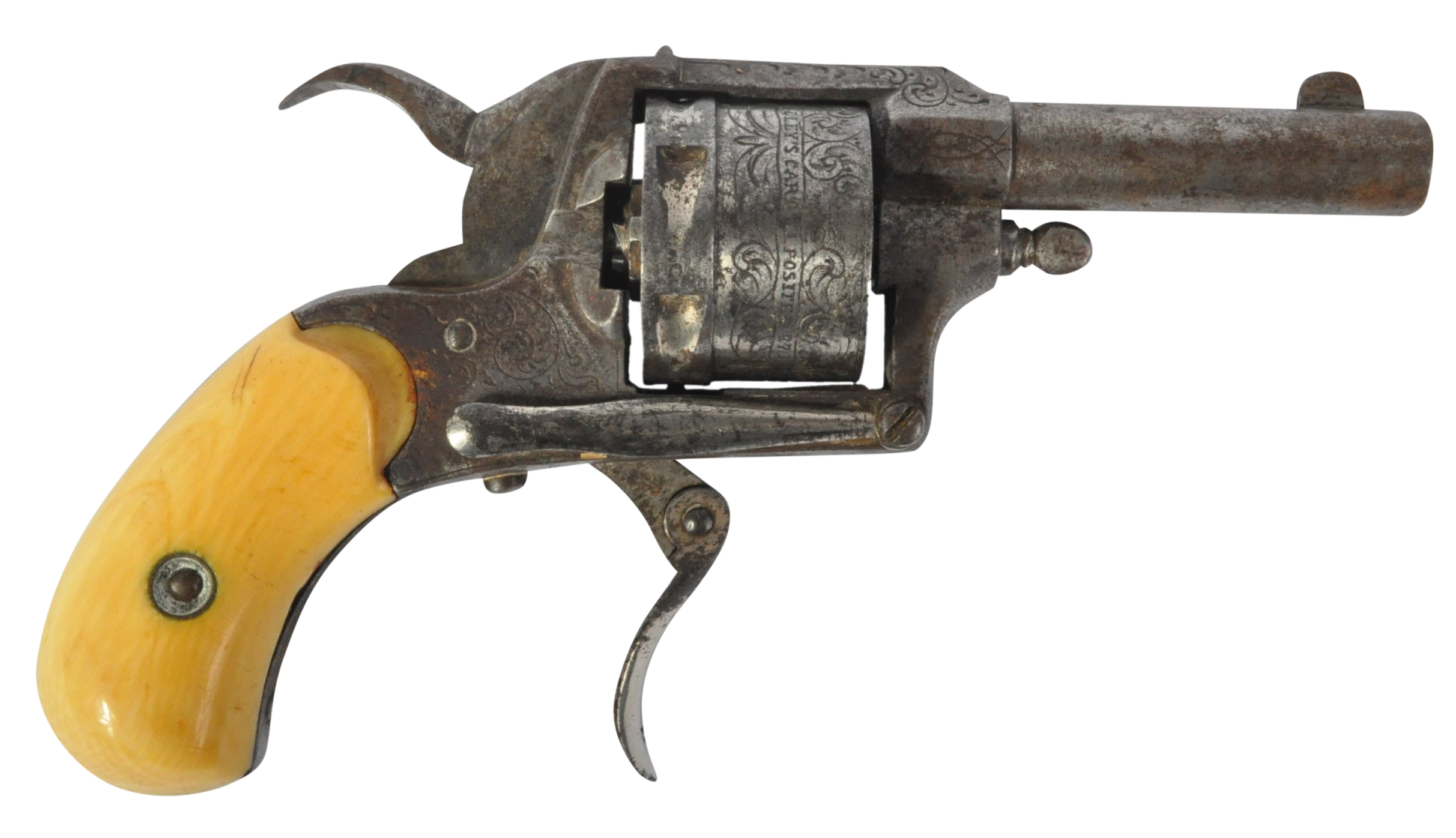 19TH CENTURY BELGIUM MADE PIN FIRE PISTOL