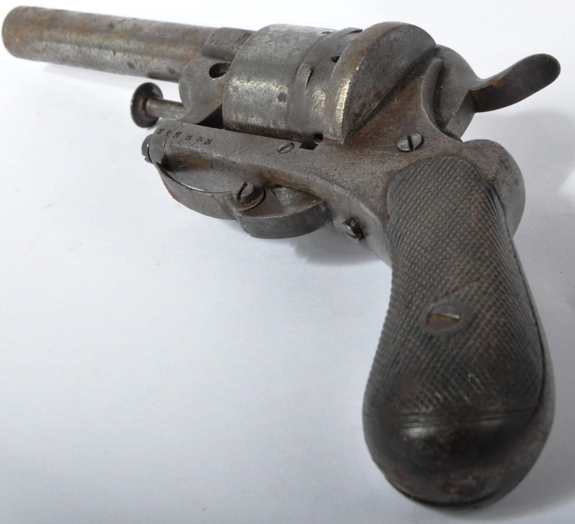 19TH CENTURY FRENCH PINFIRE REVOLVER PISTOL - Bild 7 aus 7