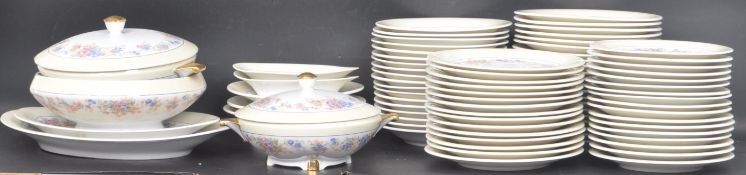 81 PIECES DINNER SERVICE BY G. BOYER & LIMOGES CO.