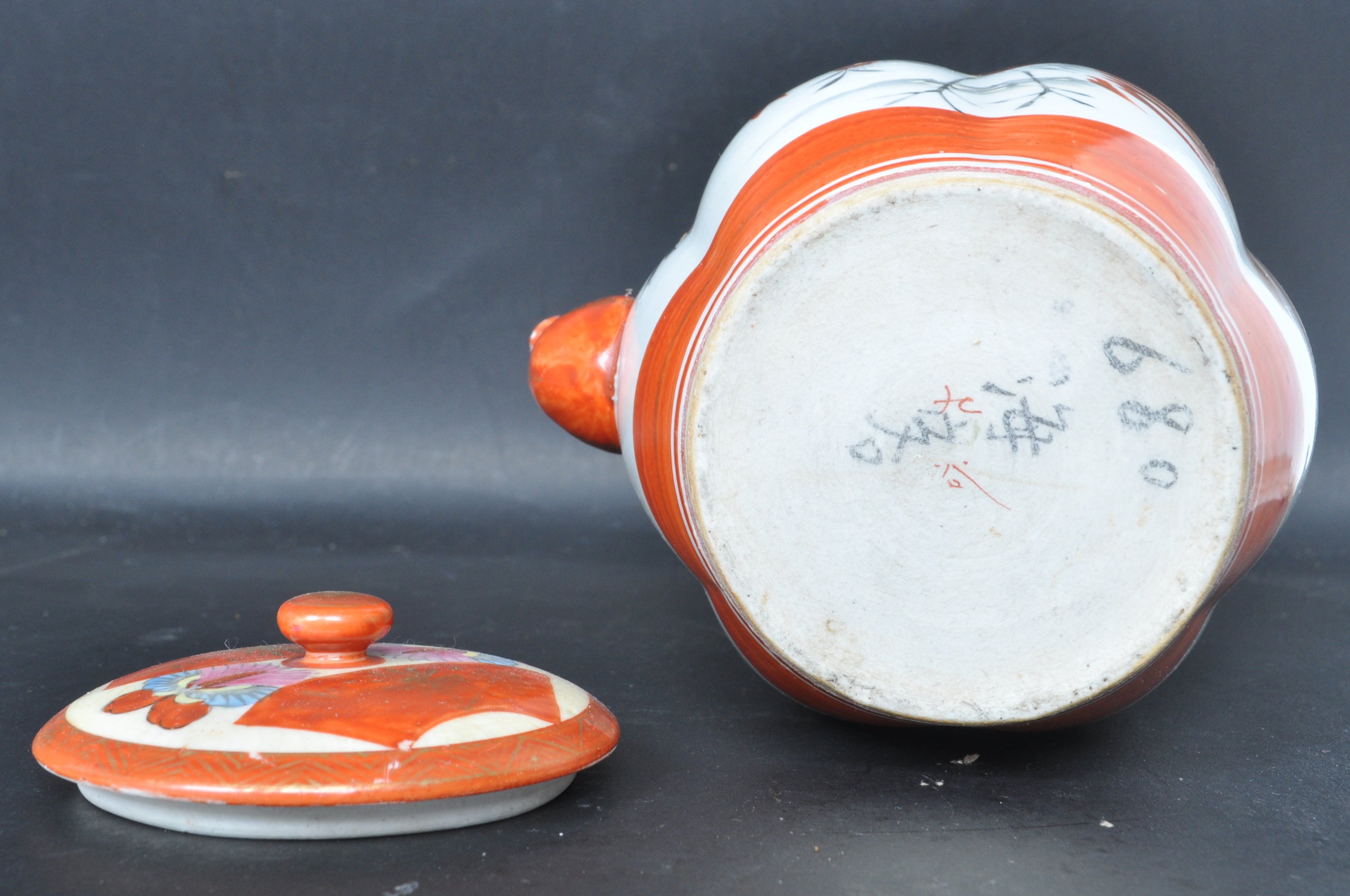 LATE 19TH CENTURY JAPANESE MEIJI SATSUMA WARE TEAPOT - Image 5 of 6