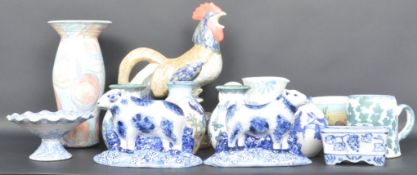 COLLECTION OF VINTAGE STUDIO ART POTTERY
