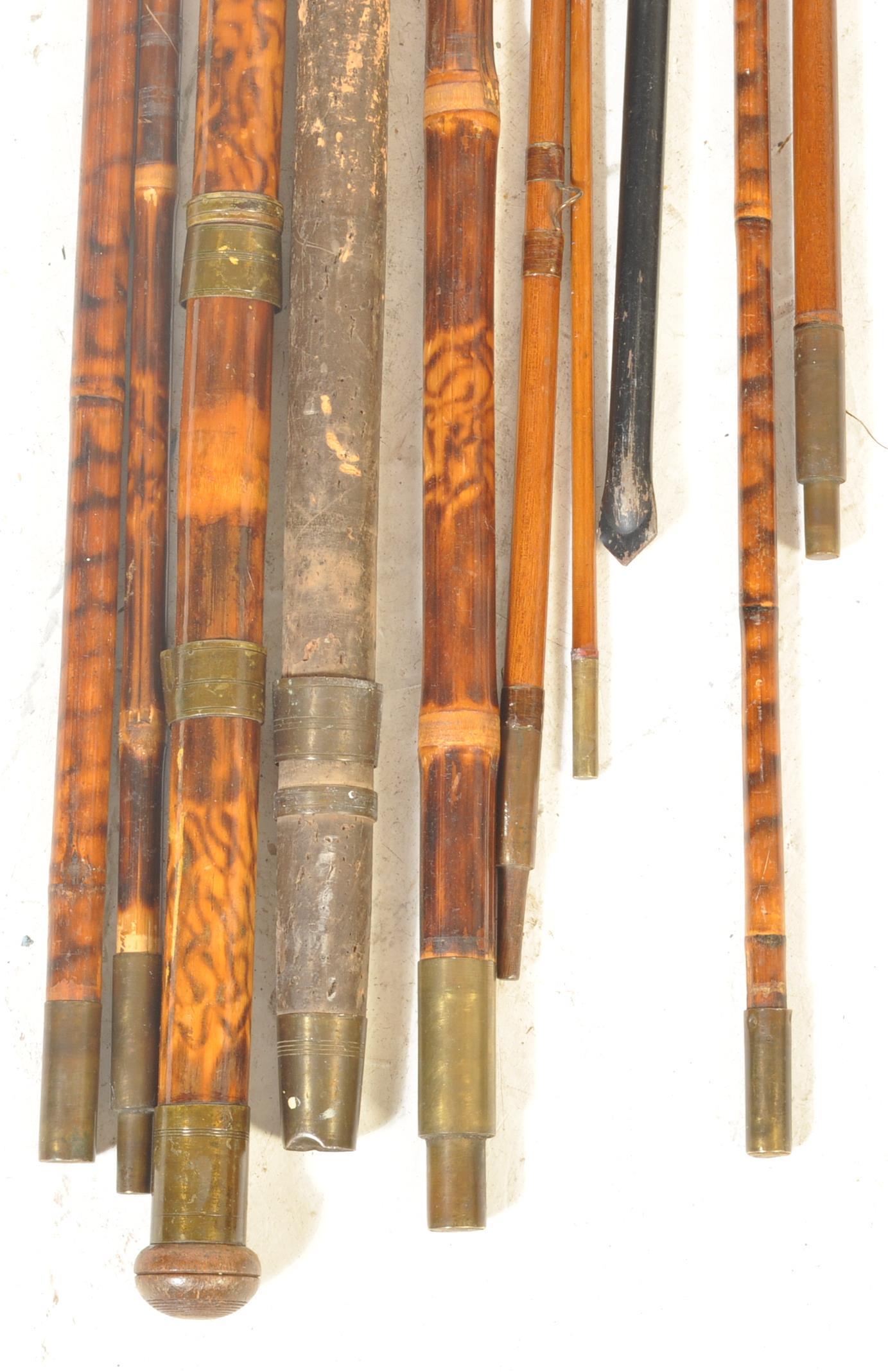 VICTORIAN CANE FISHING RODS - Image 2 of 4