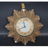 1950S MID 20TH CENTURY ART DECO 8 DAY WALL CLOCK