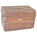 RETRO VINTAGE INDUSTRIAL MID 20TH CENTURY TRUNK