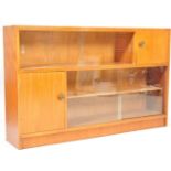 MID CENTURY TEAK OFF LIBRARY BOOKCASE DISPLAY CABINET