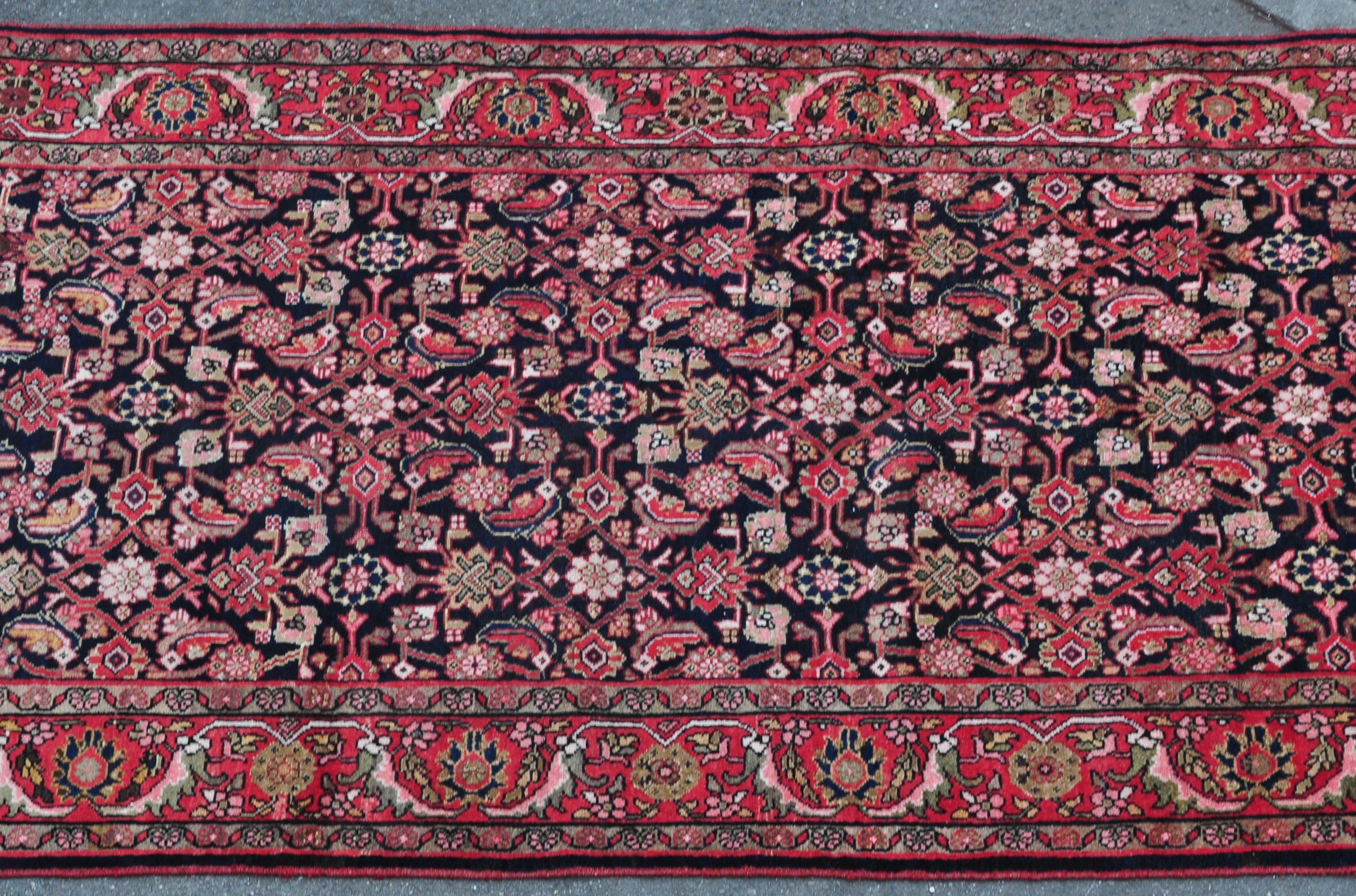WOOL ON COTTON HAND KNOTTED PERSIAN ISLAMIC MALAYER - Image 2 of 5
