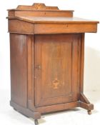 EDWARDIAN MAHOGANY & LINE INLAID DAVENPORT DESK