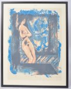 RENOS LOIZOU (1948-2013) - FIGURE I - LIMITED ABSTRACT PRINT IN COLOURS