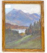 SIGNED TRS - EARLY 20TH CENTURY LANDSCAPE OIL PAINTING