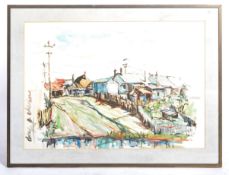 DRAGO P. CHENING - MID CENTURY WATERCOLOUR AUSTRALIAN PAINTING