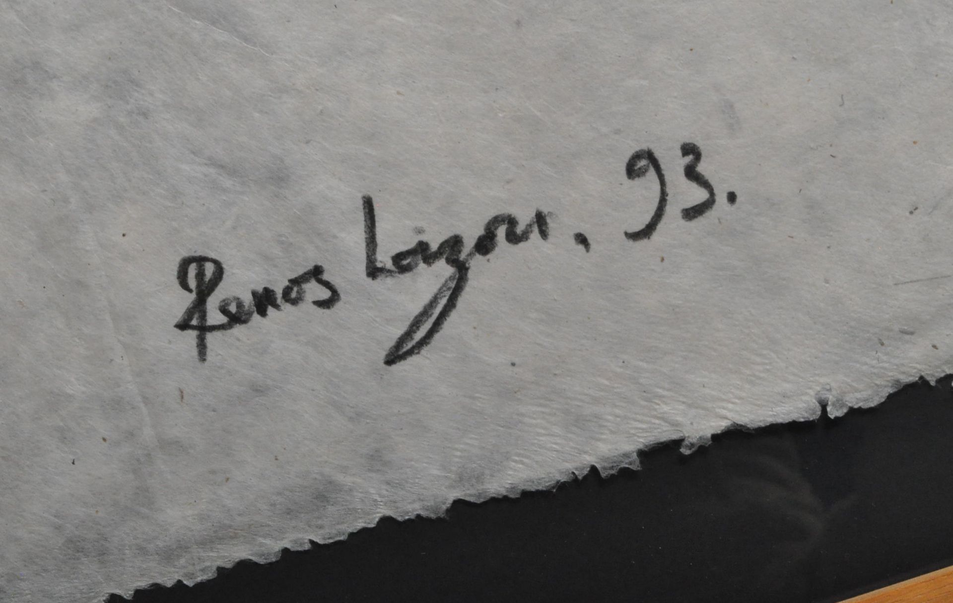 RENOS LOIZOU (1948-2013) - CHARCOAL STUDY DEPICTING A NUDE LADY - Bild 3 aus 5