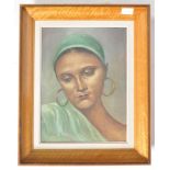 L. PIPYN - MID 20TH CENTURY OIL ON CANVAS PORTRAIT PAINTING
