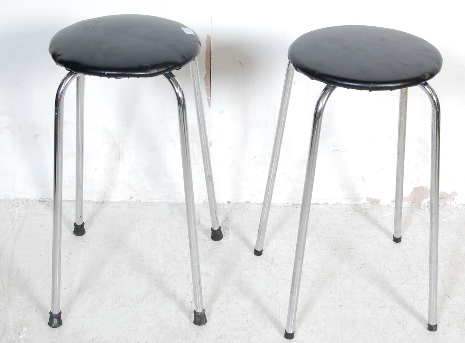 KERON - MATCHING PAIR OF MID CENTURY STOOLS - Image 2 of 5