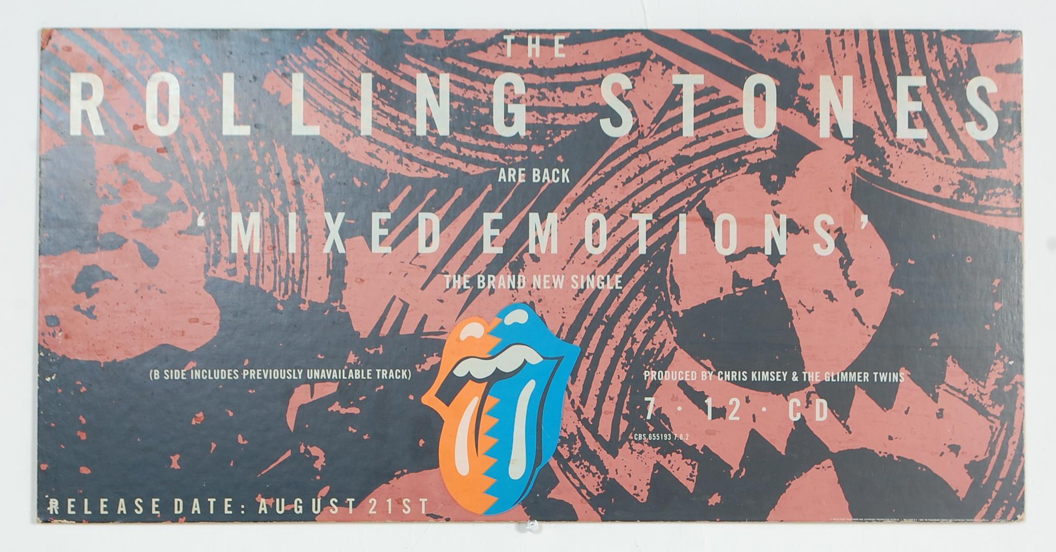 THE ROLLING STONES - ORIGINAL IN-STORE DISPLAY SIGNS - Image 4 of 5