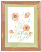 WATERCOLOUR OF POPPIES