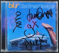 BLUR - THE GREAT ESCAPE - SIGNED CD BY THE WHOLE BAND