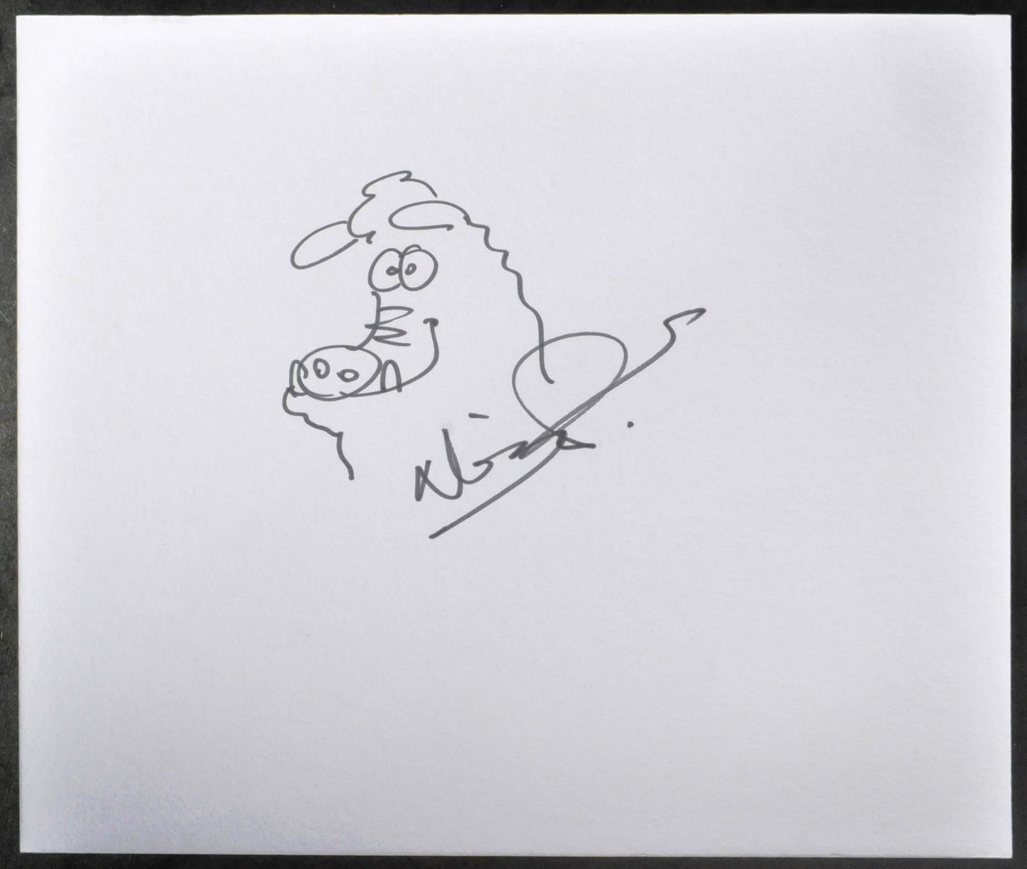 AARDMAN ANIMATIONS - NICK PARK - EARLY MAN - HAND DRAWN SKETCH