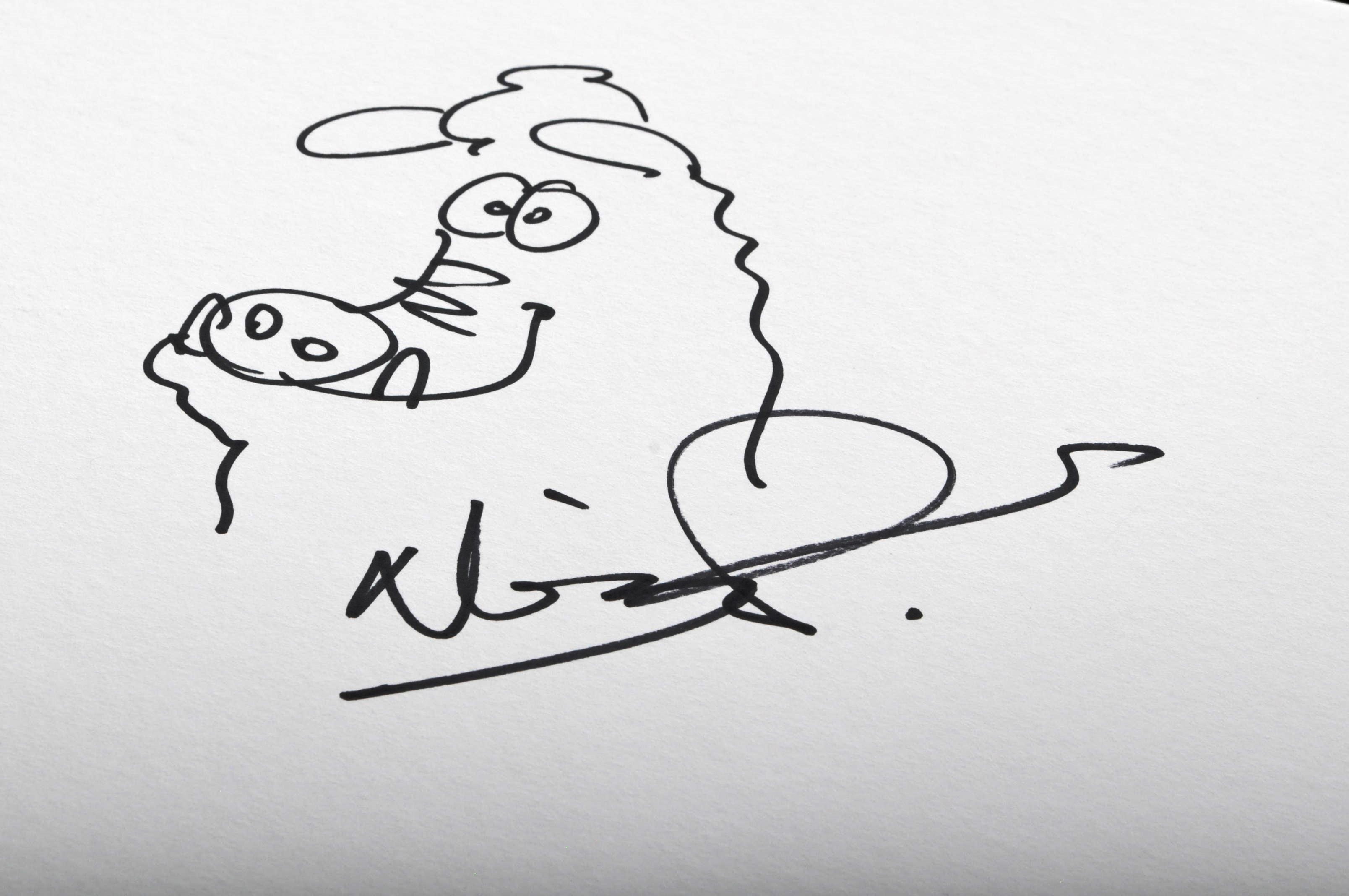 AARDMAN ANIMATIONS - NICK PARK - EARLY MAN - HAND DRAWN SKETCH - Image 2 of 2