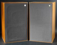 KEF - CADENZA - A MATCHING PAIR OF 70'S TEAK CASED SPEAKERS