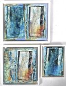 CHRISTOPHER HANKEY - COLLECTION OF THREE ABSTRACT ARTWORKS