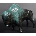 LARGE 20TH CENTURY CANADIAN BLUE MOUNTAIN POTTERY BISON