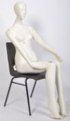 20TH CENTURY ART DECO STYLE SEATED MANNEQUIN