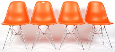 CHARLES & RAY EAMES FOR VITRA - SET OF FOUR DSR EAMES PLASTIC CHAIRS