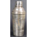 RETRO VINTAGE ART DECO SILVER PLATED COCKTAIL SHAKER