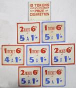 GROUP OF SEVEN VINTAGE FAIRGROUND / FUNFAIR SIGNS