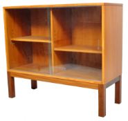 OFFICE FURNITURE - GOLD OAK BOOKCASE / DISPLAY CABINET