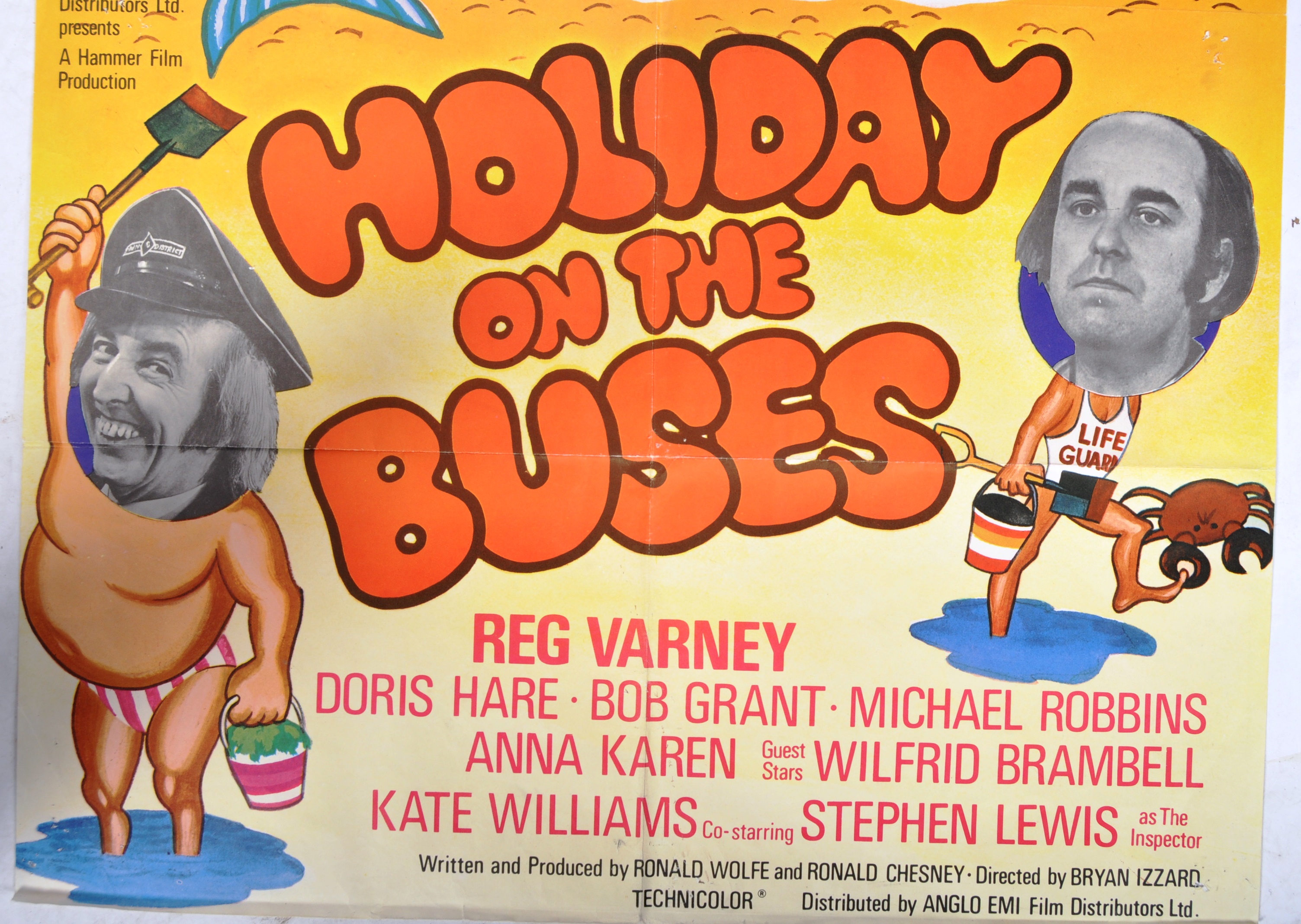 ON THE BUSES VINTAGE MOVIE CINEMA POSTER - Image 3 of 4