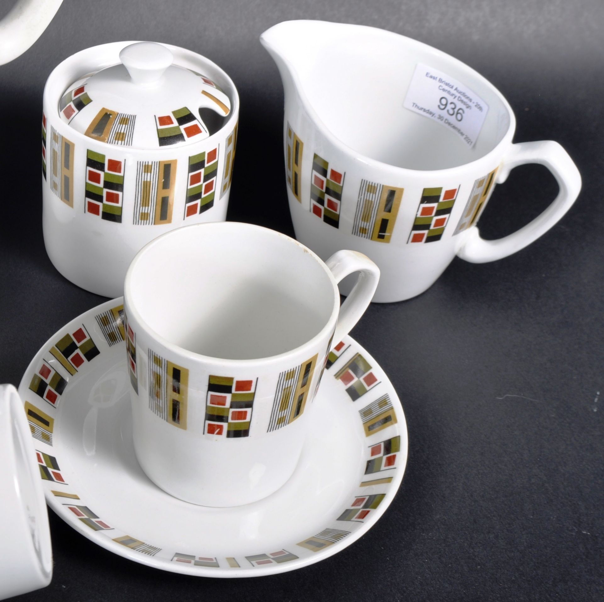 RETRO VINTAGE ALFRED MEAKIN TEA & COFFEE SERVICE - Image 6 of 9