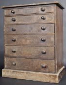 EARLY 20TH CENTURY SPECIMEN / ENGINEERS TOOL CHEST