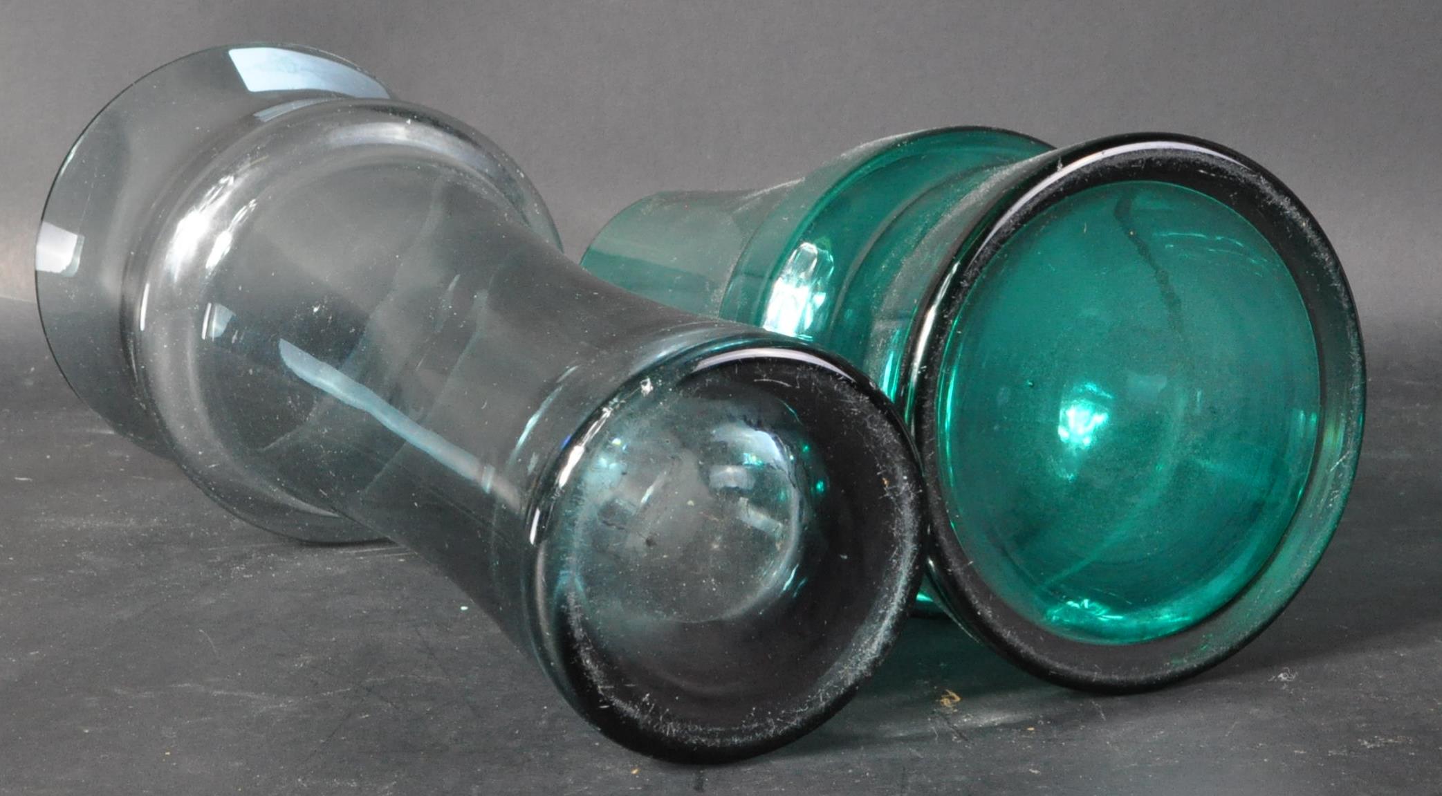 RIIHIMAKI - TWO RETRO MID CENTURY SCANDINAVIAN GLASS VASES - Image 6 of 6