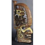 LUXARDO - ADVERTISING POTTERY DECANTER OF AZTEC INFLUENCE