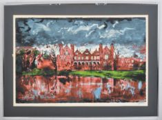 JOHN PIPER (1903-1992) - CAPESTHORNE HALL SCREEN PRINT IN COLOURS