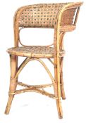 RETRO VINTAGE GOFF OF STRAND BAMBOO CHAIR