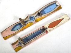 HOOPLA - PAIR OF 50'S UPRIGHTS CONVERTED TO BOTTLE OPENERS