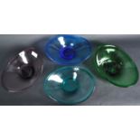 LOTTA PETTERSSON FOR IKEA - FOUR COLOURED GLASS DISHES