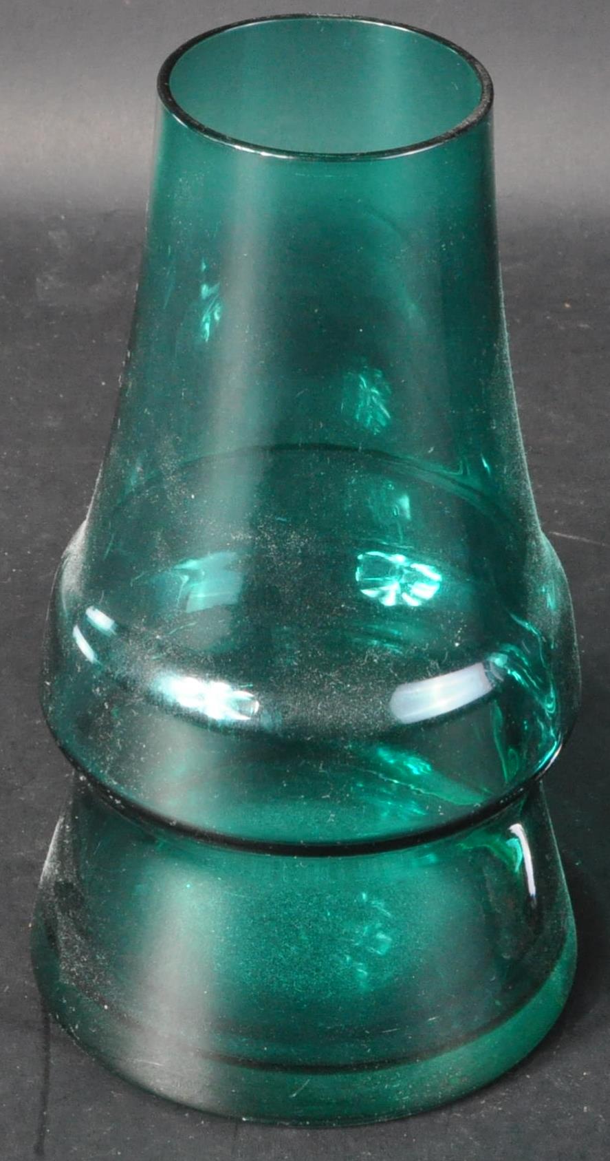 RIIHIMAKI - TWO RETRO MID CENTURY SCANDINAVIAN GLASS VASES - Image 3 of 6