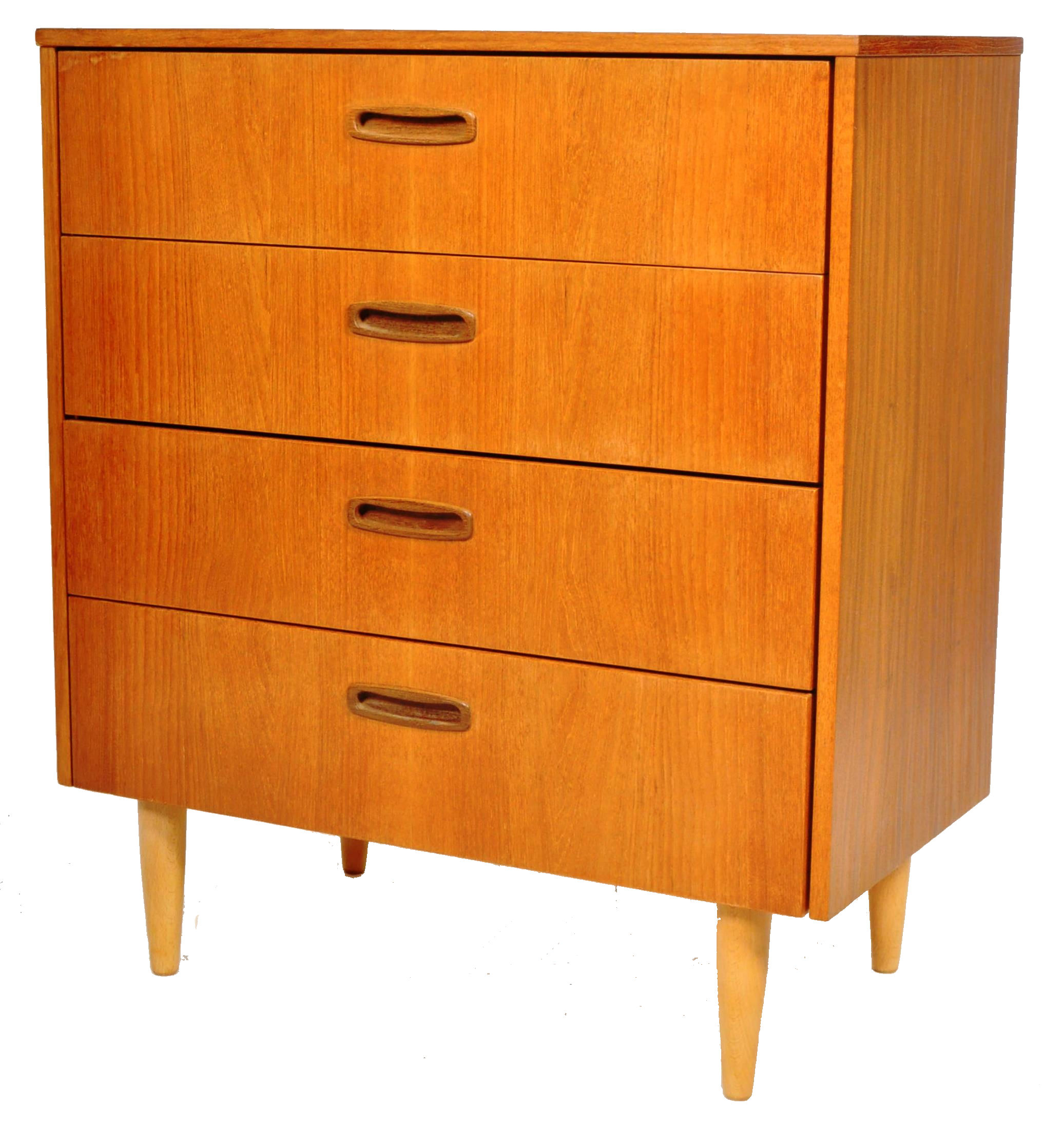 JENTIQUE - MID 20TH CENTURY TEAK CHEST OF DRAWERS