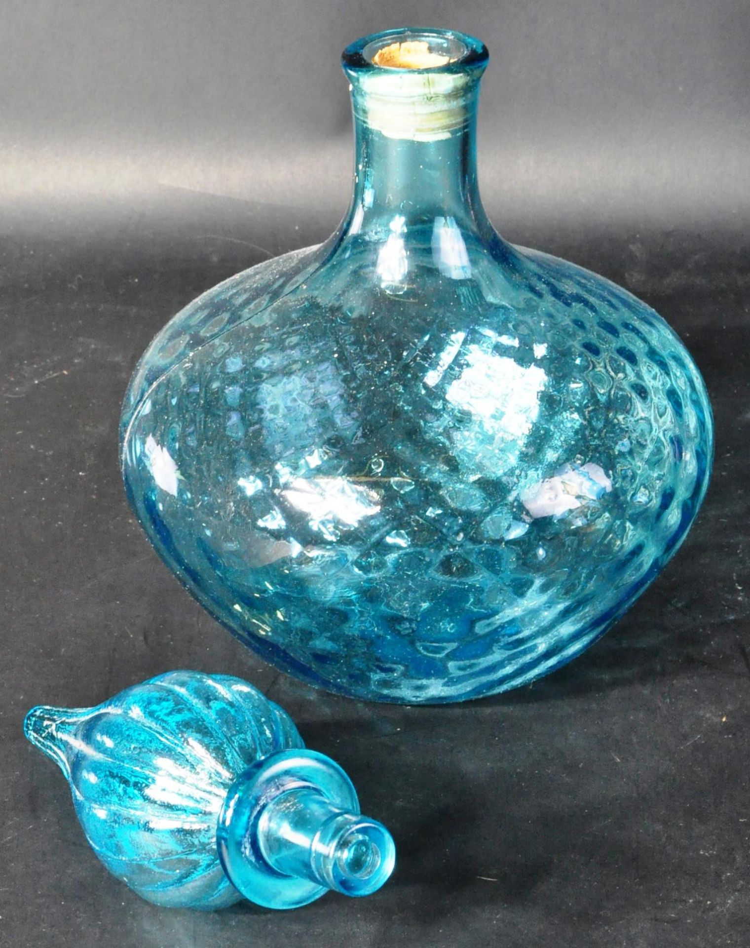 EMPOLI - GENIE BOTTLES - COLLECTION OF FOUR GLASS DECANTERS - Bild 5 aus 10