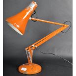 HERBERT TERRY MODEL 90 ANGLEPOISE DESK LAMP FINISHED IN ORANGE